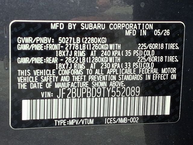 2026 Subaru Outback Premium