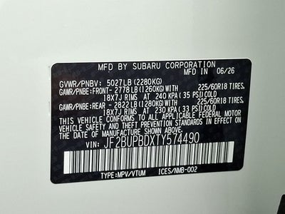 2026 Subaru Outback Premium