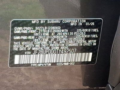 2026 Subaru Outback Limited