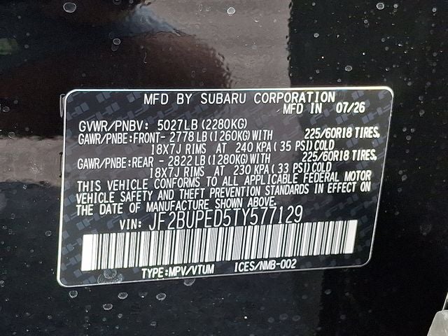 2026 Subaru Outback Touring