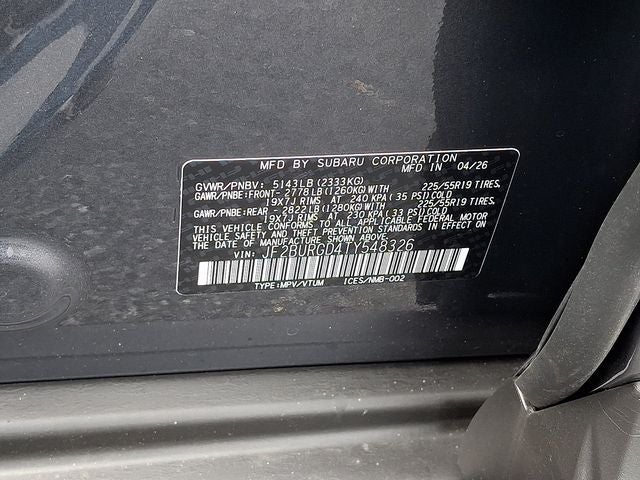 2026 Subaru Outback Limited XT