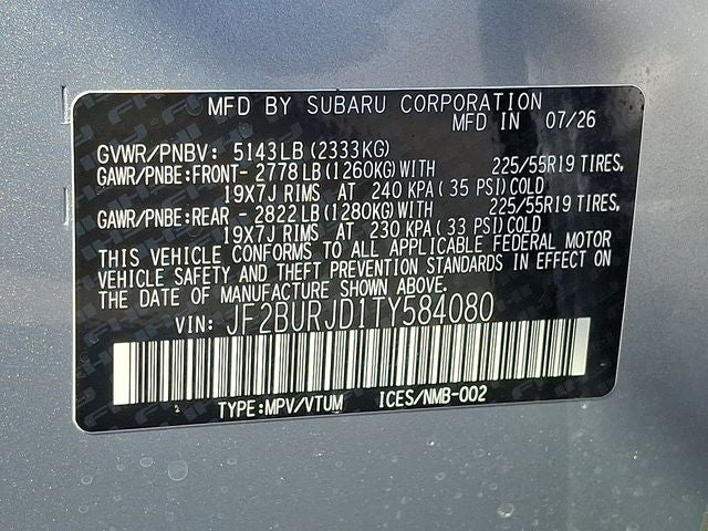 2026 Subaru Outback Touring XT