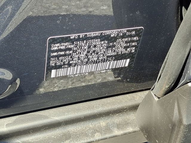 2026 Subaru Outback Touring XT