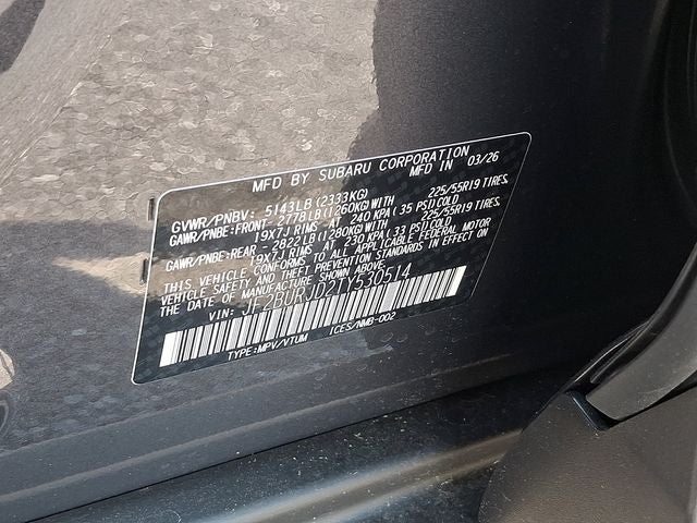 2026 Subaru Outback Touring XT
