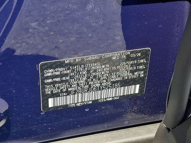 2026 Subaru Outback Touring XT