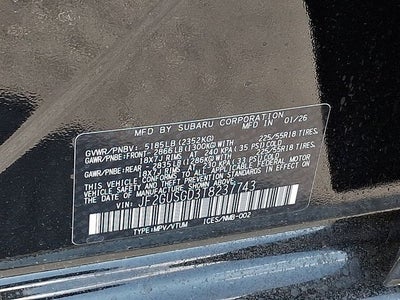 2026 Subaru Crosstrek Sport Hybrid
