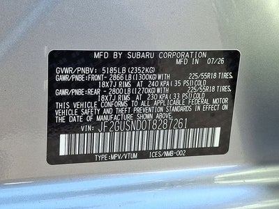 2026 Subaru Crosstrek Limited Hybrid