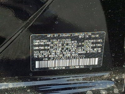 2026 Subaru Crosstrek Limited Hybrid