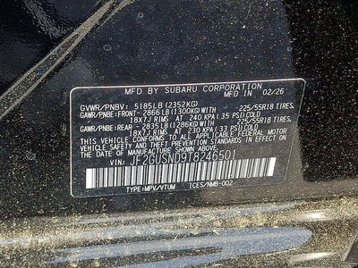 2026 Subaru Crosstrek Limited Hybrid
