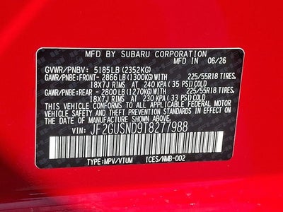 2026 Subaru Crosstrek Limited Hybrid