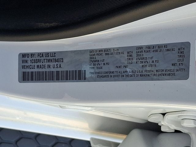 2021 RAM 1500 Laramie