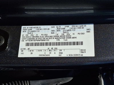 2022 Ford F-150 Lariat