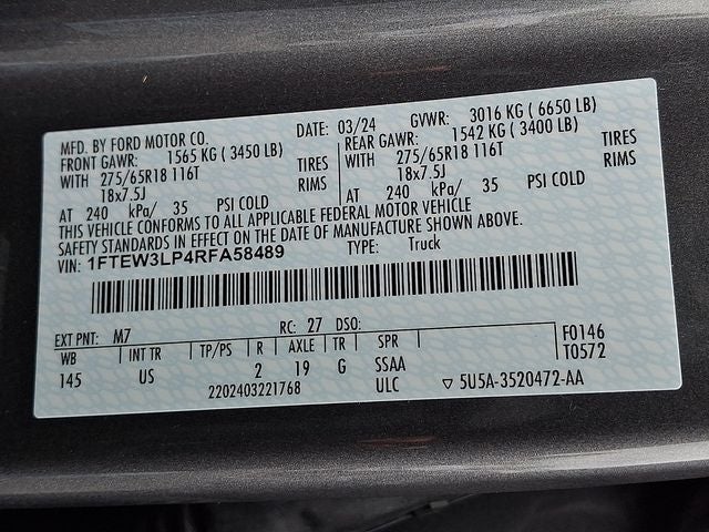 2024 Ford F-150 XLT