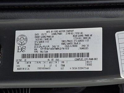 2021 Ford F-150 Lariat