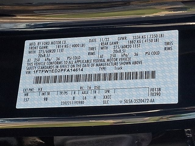 2023 Ford F-150 Platinum