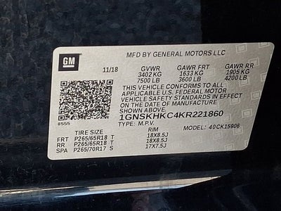 2019 Chevrolet Suburban LT