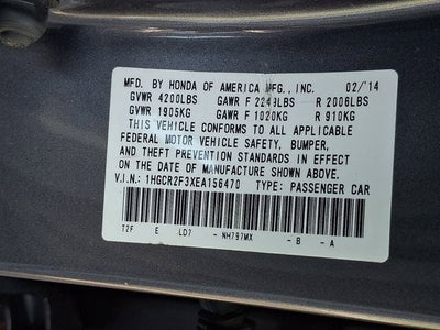 2014 Honda Accord LX