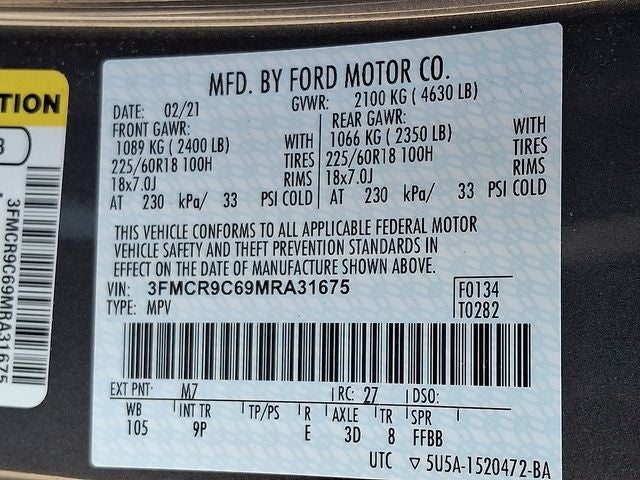 2021 Ford Bronco Sport Outer Banks