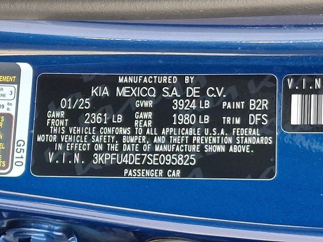 2025 Kia K4 EX