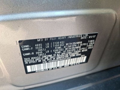 2017 Subaru Outback 2.5i Limited