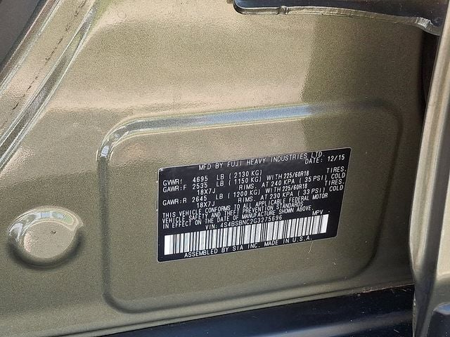 2016 Subaru Outback 2.5i Limited