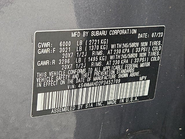2023 Subaru Ascent Onyx Edition