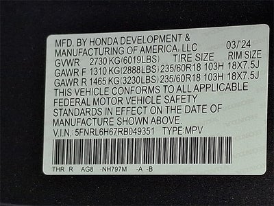 2024 Honda Odyssey EX-L