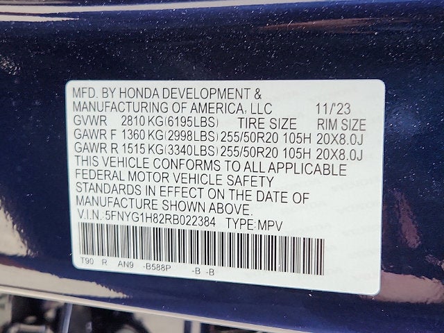2024 Honda Pilot Elite