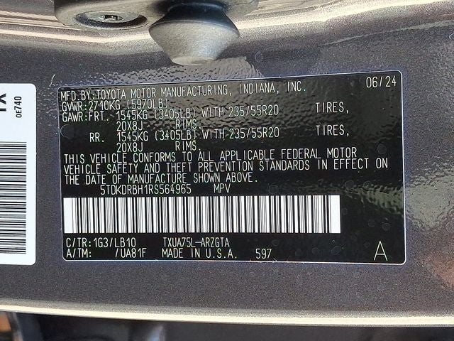 2024 Toyota Highlander Limited