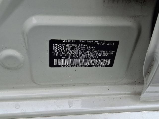 2014 Subaru Impreza 2.0i Sport Limited