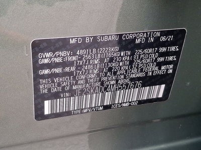 2021 Subaru Forester Base