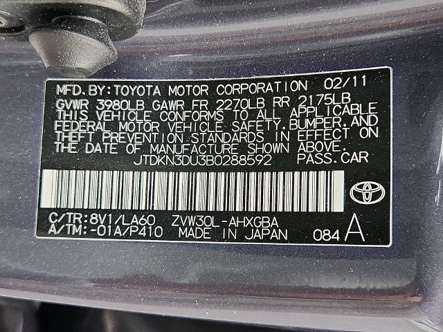 2011 Toyota Prius Four