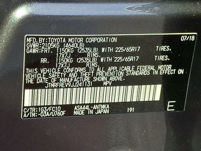 2018 Toyota RAV4 XLE