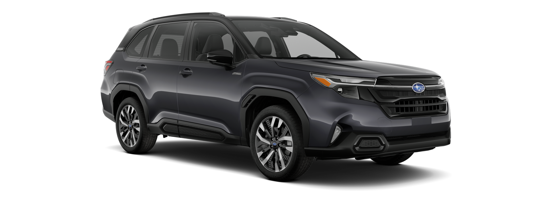 2025 Subaru Forester Touring Hybrid Shown in Magnetite Gray Metallic/Crystal Black Silica Two-Tone