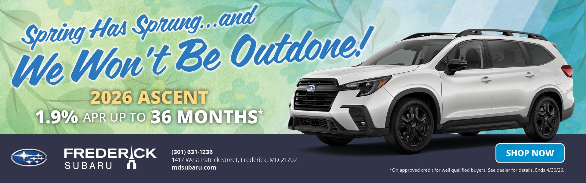 Spring has Sprung. Ascent