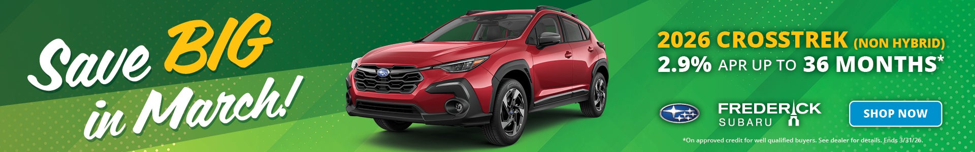 March 2026 Crosstrek Deal
